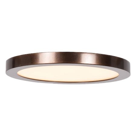Access Lighting Disc, LED Flush Mount, Bronze Finish, Acrylic Lens Acrylic 20810LEDD-BRZ/ACR